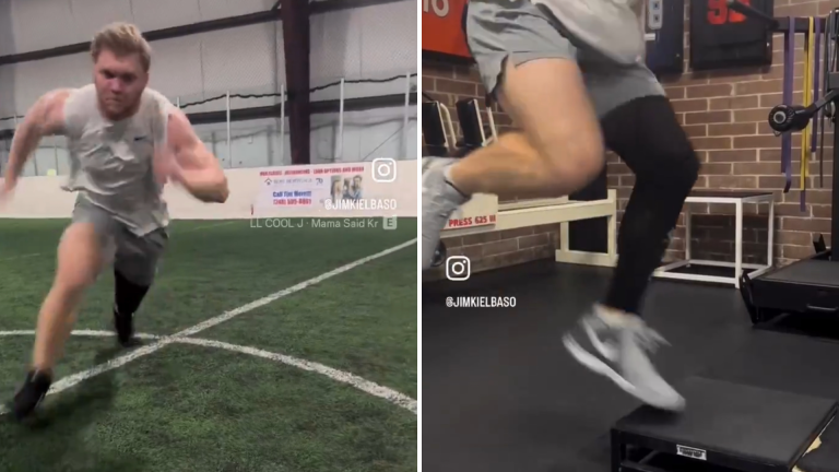 WATCH: Aidan is getting closer to terrorizing offensive lines 👀