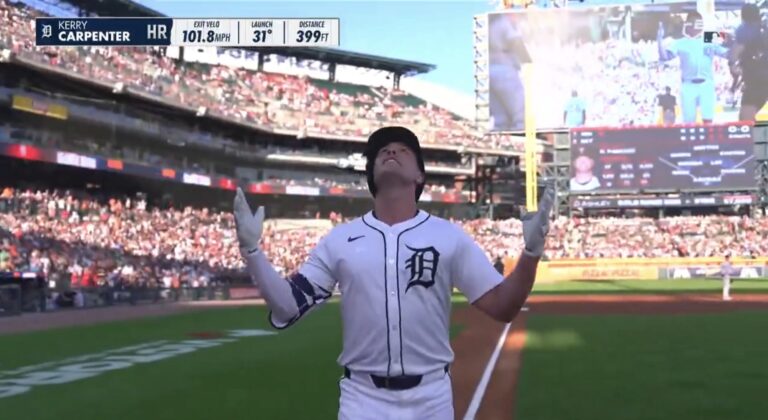 WATCH: Kerry Carpenter hits HRs in back-to-back games 🔥🔥