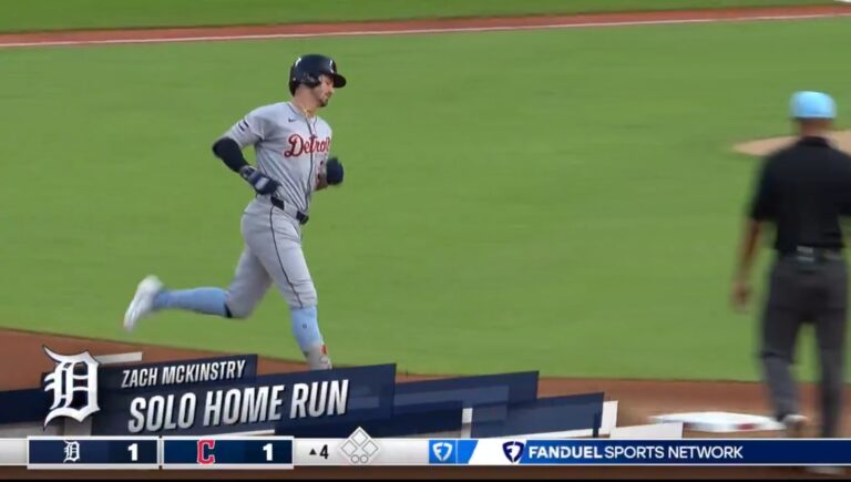 Zach McKinstry puts the Tigers ahead with a solo blast 💥