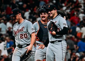 The Tigers serve up the Guardians their 9th straight loss after tonight’s 1-0 win 👀