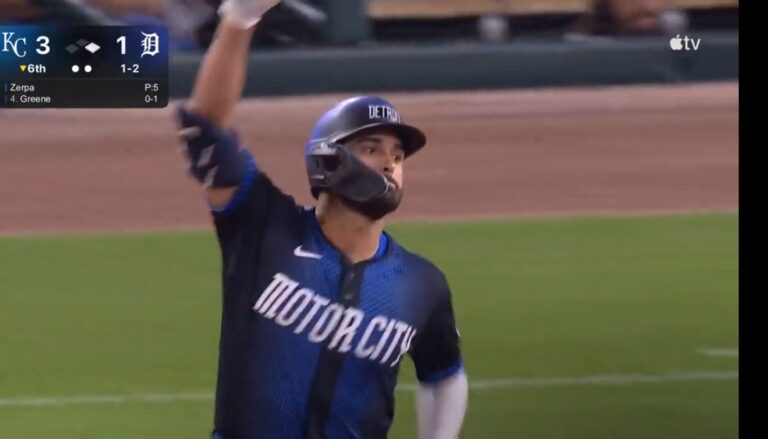 Tigers: Riley Greene’s bomb ties it up! 💣