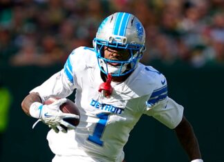 Jameson Williams has already been fined this season by the NFL 💸