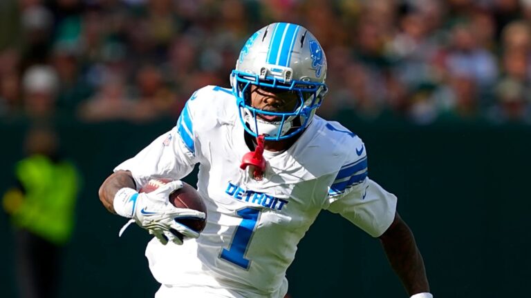 Jameson Williams has already been fined this season by the NFL 💸