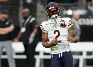 Bears’ DJ Moore Hospitalized After Win Over Commanders