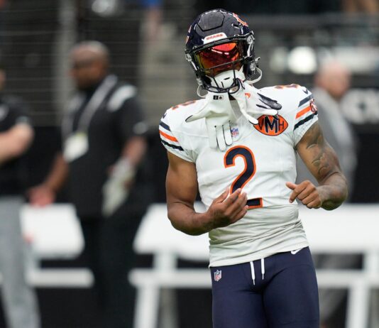 Bears’ DJ Moore Hospitalized After Win Over Commanders