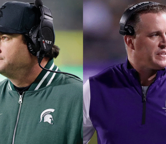 Michigan State pulls the plug on Jonathan Smith and hires Pat Fitzgerald Michigan State fires Jonathan Smith and hires Pat Fitzgerald.