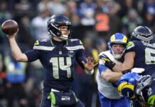 The Seahawks are heading to the Super Bowl Sam Darnold of the Seahawks