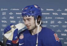 Quinn Hughes praises his “mentor” Dylan Larkin Quinn Hughes of Team USA.