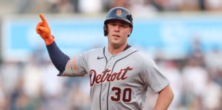Tigers Open Rangers Series Looking to Extend Three-Game Road Win Streak Kerry Carpenter Detroit Tigers