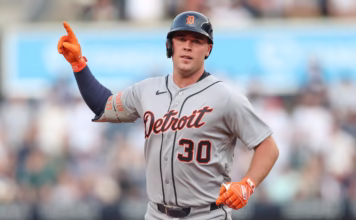 Tigers Open Rangers Series Looking to Extend Three-Game Road Win Streak Kerry Carpenter Detroit Tigers