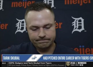Tarik Skubal Fights Back Tears After Tigers Trade Ace to Dodgers