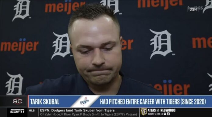 Tarik Skubal Fights Back Tears After Tigers Trade Ace to Dodgers