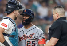 Benches Clear After Gleyber Torres Hit in Tigers’ Loss to Mariners