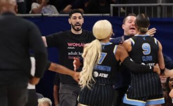 Enes Kanter Freedom Ejected After Courtside Confrontation With Natasha Cloud 🚫